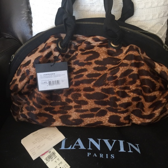Lanvin Handbags - LANVIN animal PRINT BAG❤️HP